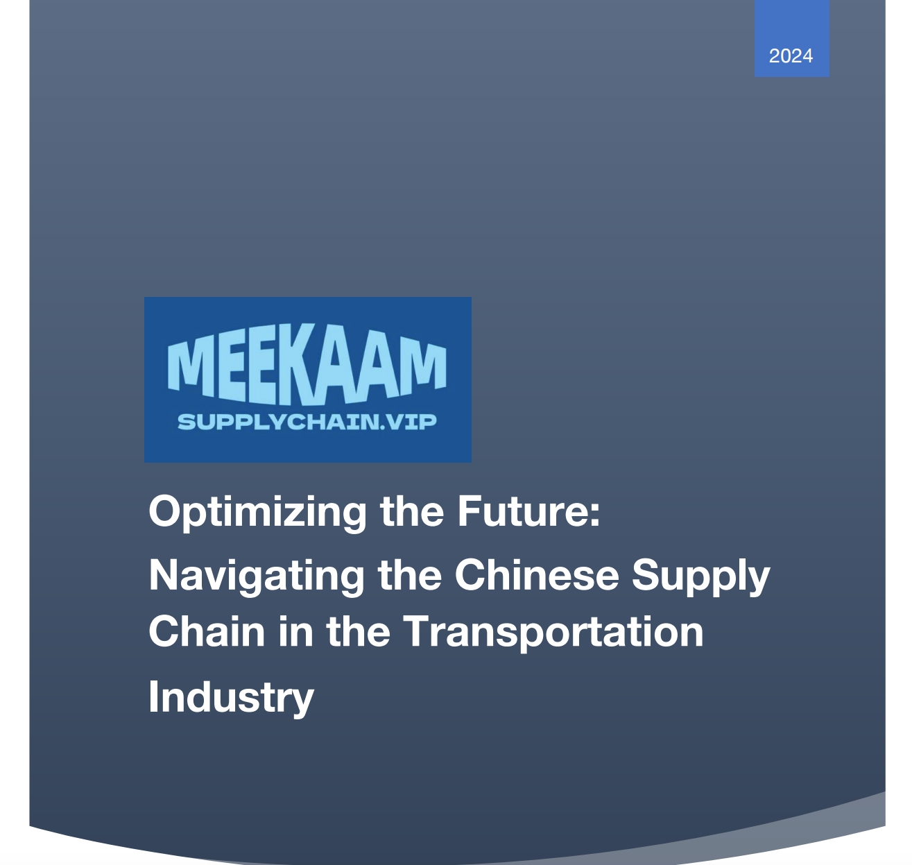 Optimizing the Future: Navigating the Chinese Supply Chain in the Transportation Industry